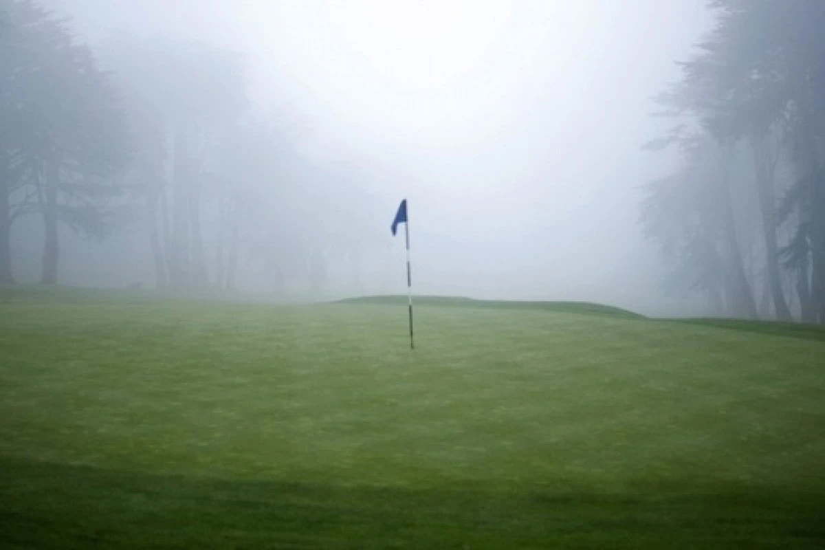 Mistig weer op Leeuwenbergh